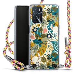 New Carry Case Transparent Stoff colourful/silber