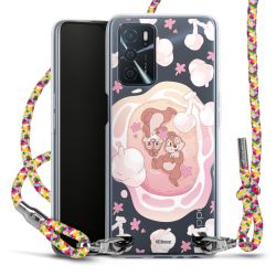 New Carry Case Transparent Stoff colourful/silber