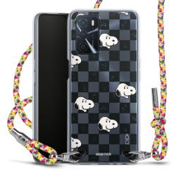 New Carry Case Transparent Stoff colourful/silber