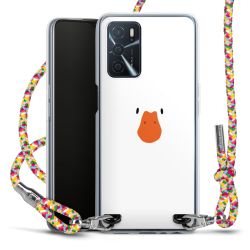 New Carry Case Transparent Stoff colourful/silber