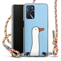 New Carry Case Transparent Stoff colourful/silber