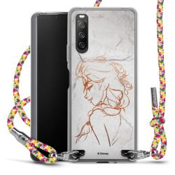 New Carry Case Transparent Stoff colourful/silber