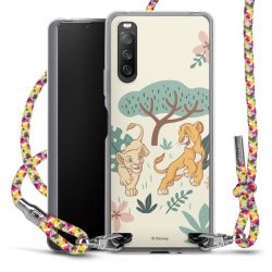 New Carry Case Transparent Stoff colourful/silber