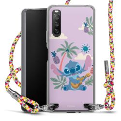 New Carry Case Transparent Stoff colourful/silber