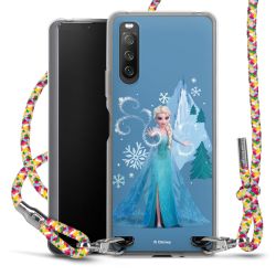 New Carry Case Transparent Stoff colourful/silber