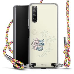 New Carry Case Transparent Stoff colourful/silber