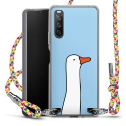 New Carry Case Transparent Stoff colourful/silber