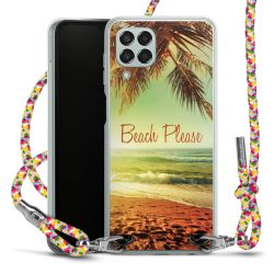 New Carry Case Transparent Stoff colourful/silber