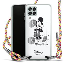 New Carry Case Transparent Stoff colourful/silber