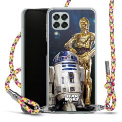 New Carry Case Transparent Stoff colourful/silber