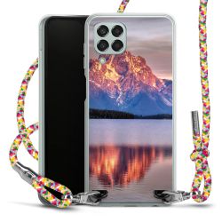 New Carry Case Transparent Stoff colourful/silber