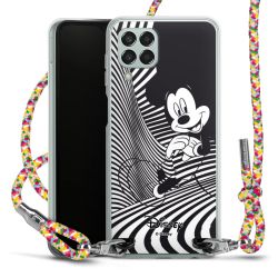 New Carry Case Transparent Stoff colourful/silber