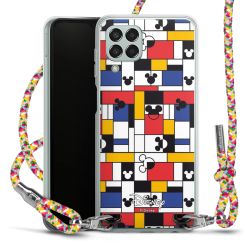 New Carry Case Transparent Stoff colourful/silber