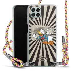 New Carry Case Transparent Stoff colourful/silber