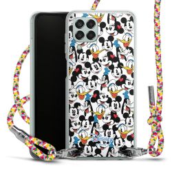 New Carry Case Transparent Stoff colourful/silber