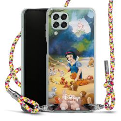 New Carry Case Transparent Stoff colourful/silber