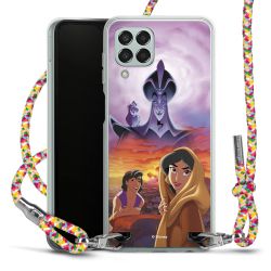 New Carry Case Transparent Stoff colourful/silber