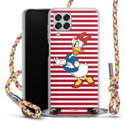 New Carry Case Transparent Stoff colourful/silber