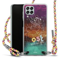 New Carry Case Transparent Stoff colourful/silber