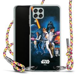 New Carry Case Transparent Stoff colourful/silber