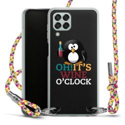 New Carry Case Transparent Stoff colourful/silber