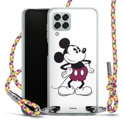 New Carry Case Transparent Stoff colourful/silber