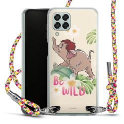 New Carry Case Transparent Stoff colourful/silber