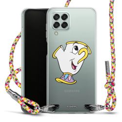 New Carry Case Transparent Stoff colourful/silber