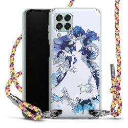 New Carry Case Transparent Stoff colourful/silber