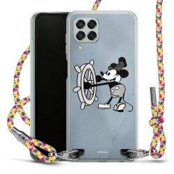 New Carry Case Transparent Stoff colourful/silber