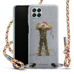 New Carry Case Transparent Stoff colourful/silber