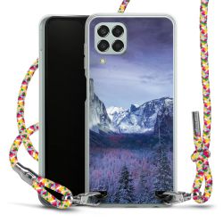 New Carry Case Transparent Stoff colourful/silber