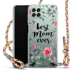 New Carry Case Transparent Stoff colourful/silber