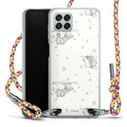 New Carry Case Transparent Stoff colourful/silber