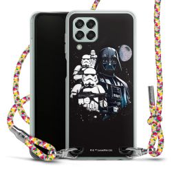 New Carry Case Transparent Stoff colourful/silber