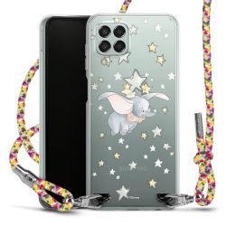 New Carry Case Transparent Stoff colourful/silber