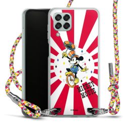 New Carry Case Transparent Stoff colourful/silber