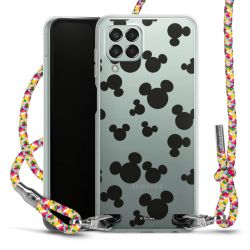 New Carry Case Transparent Stoff colourful/silber