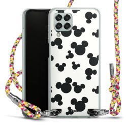 New Carry Case Transparent Stoff colourful/silber