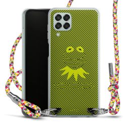 New Carry Case Transparent Stoff colourful/silber