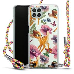 New Carry Case Transparent Stoff colourful/silber