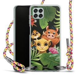 New Carry Case Transparent Stoff colourful/silber