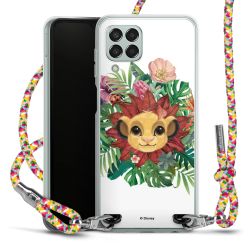 New Carry Case Transparent Stoff colourful/silber