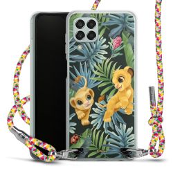 New Carry Case Transparent Stoff colourful/silber