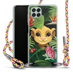 New Carry Case Transparent Stoff colourful/silber