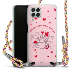 New Carry Case Transparent Stoff colourful/silber