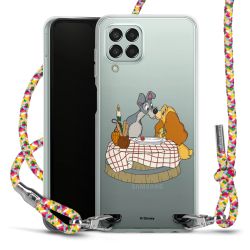 New Carry Case Transparent Stoff colourful/silber