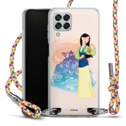 New Carry Case Transparent Stoff colourful/silber