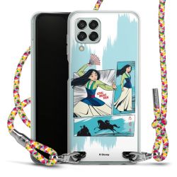 New Carry Case Transparent Stoff colourful/silber