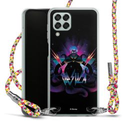 New Carry Case Transparent Stoff colourful/silber